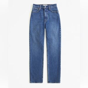 Abercrombie & Fitch Ultra High Rise 90s Straight Jean - size 26, 2R